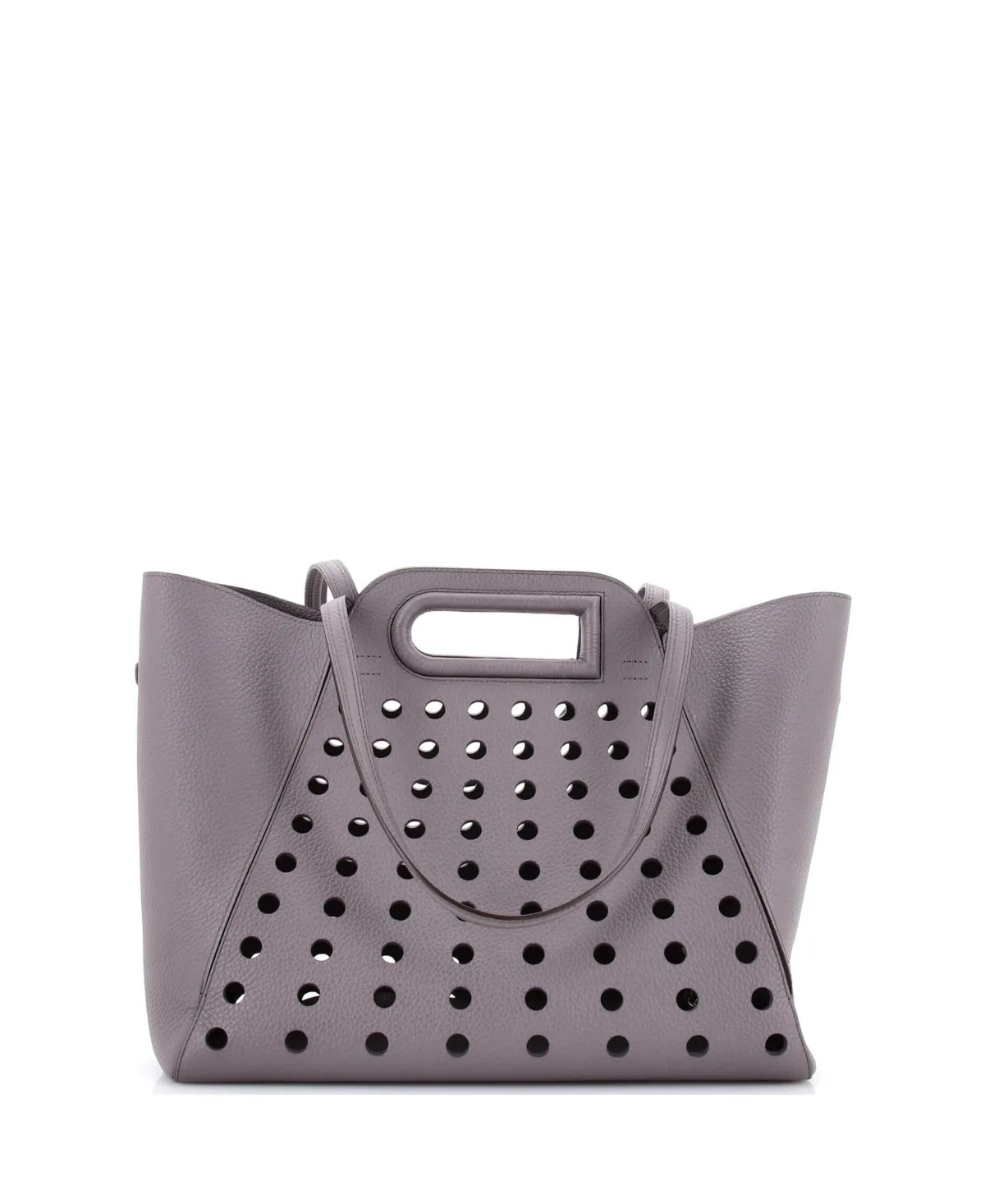 Pre-Owned Delvaux mm LAiress Tote Perforated Leather by Delvaux
