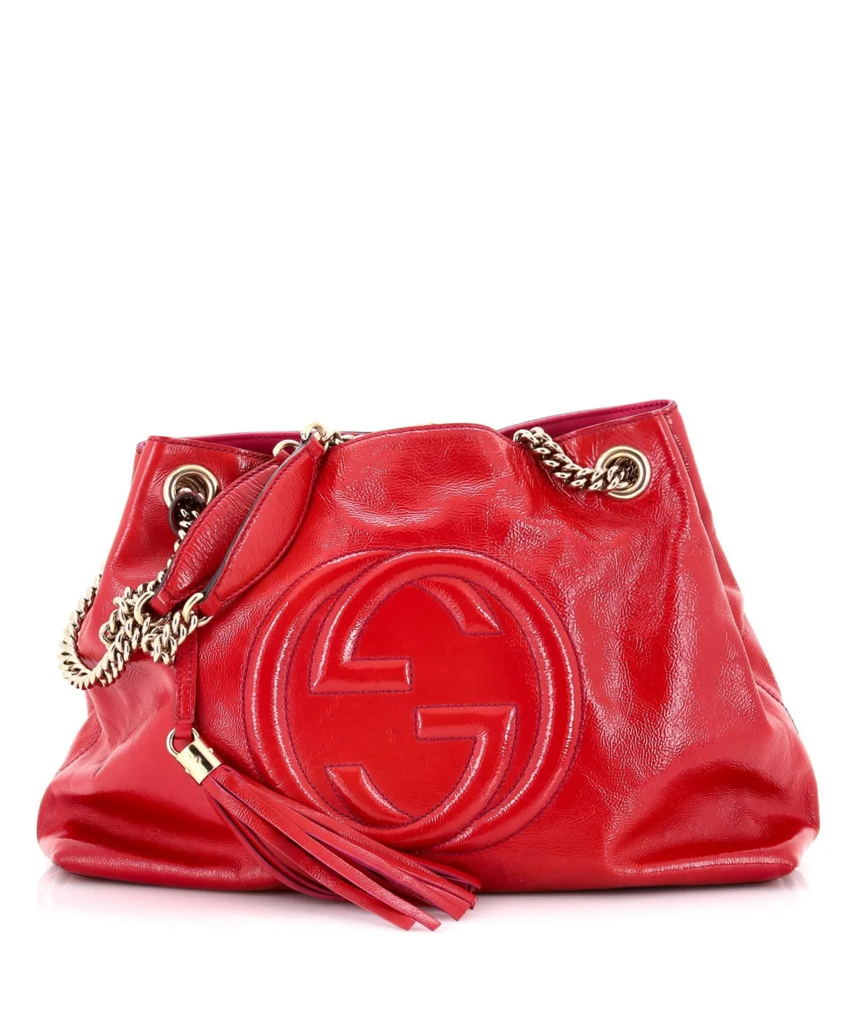Pre-Owned Medium Soho Chain Strap Shoulder Bag Patent