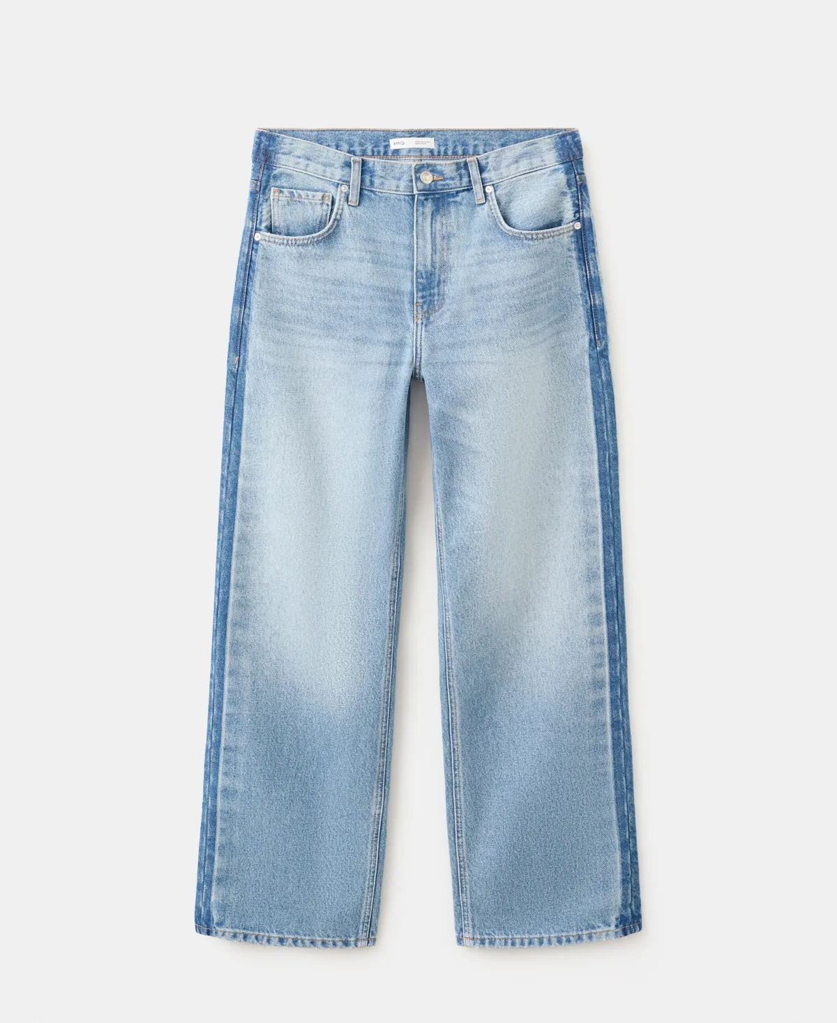 Low-Rise Straight Jeans by Mango