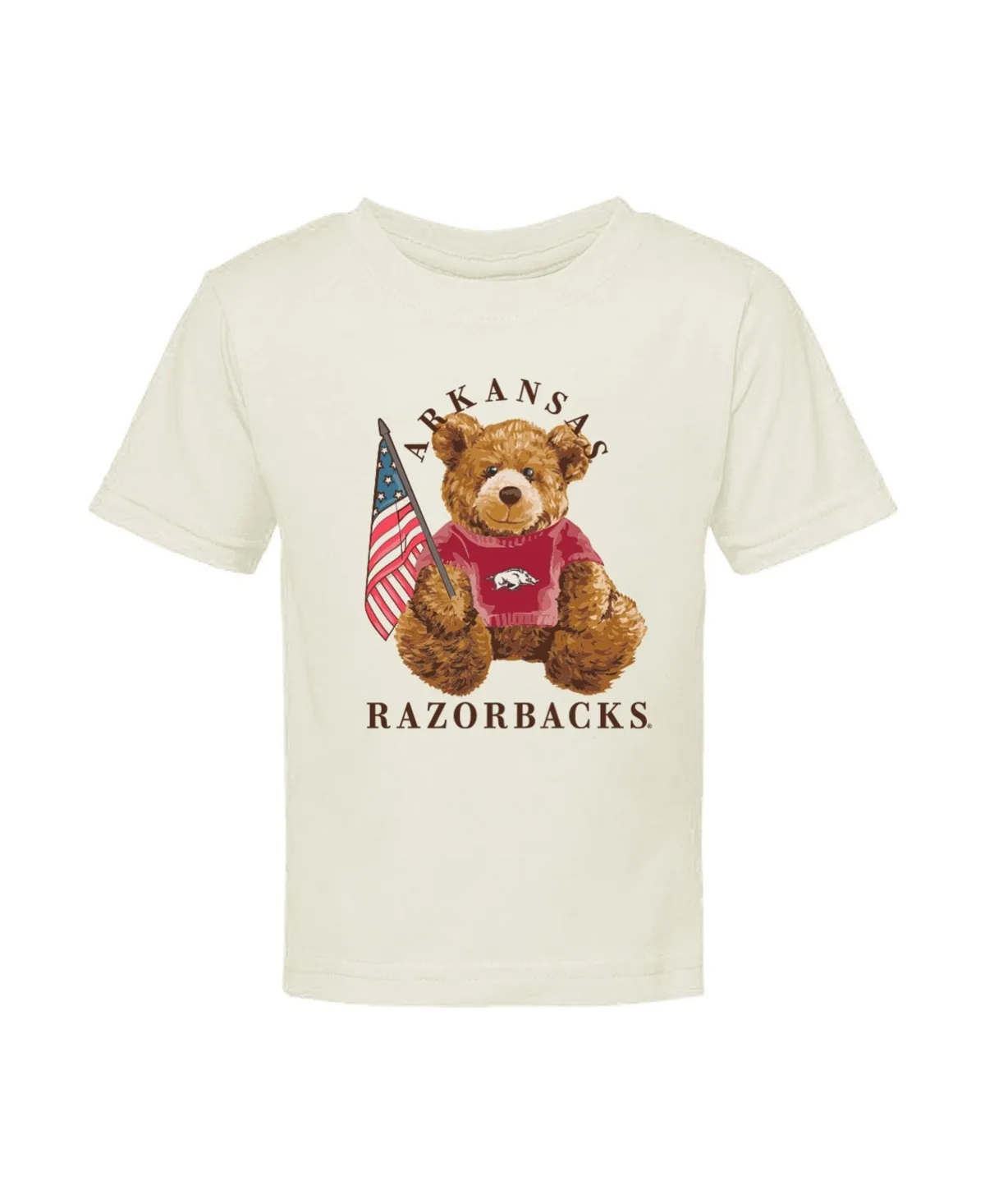 All-American Teddi Crewneck Graphic Cotton T-Shirt by Image One