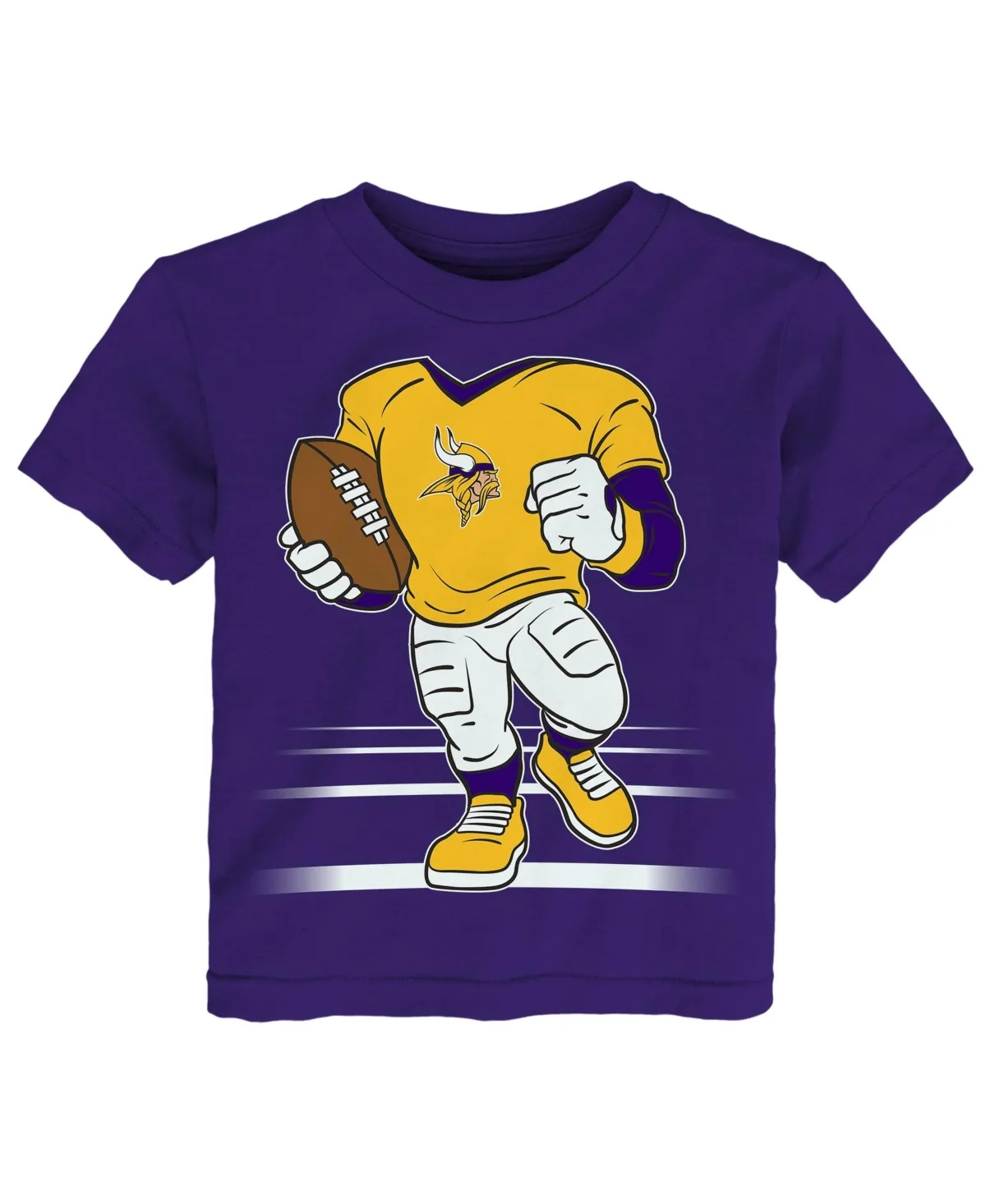 Minnesota Vikings Screen Print Crewneck T-Shirt by Outerstuff