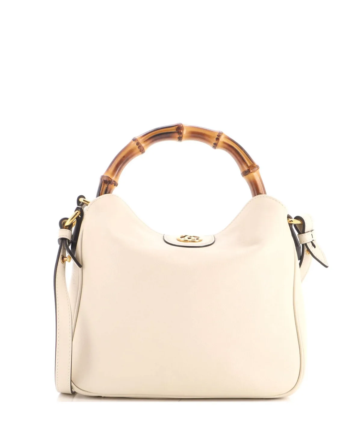 Pre-Owned Gucci Small Diana Nm Bamboo Shoulder Bag Leather by Gucci