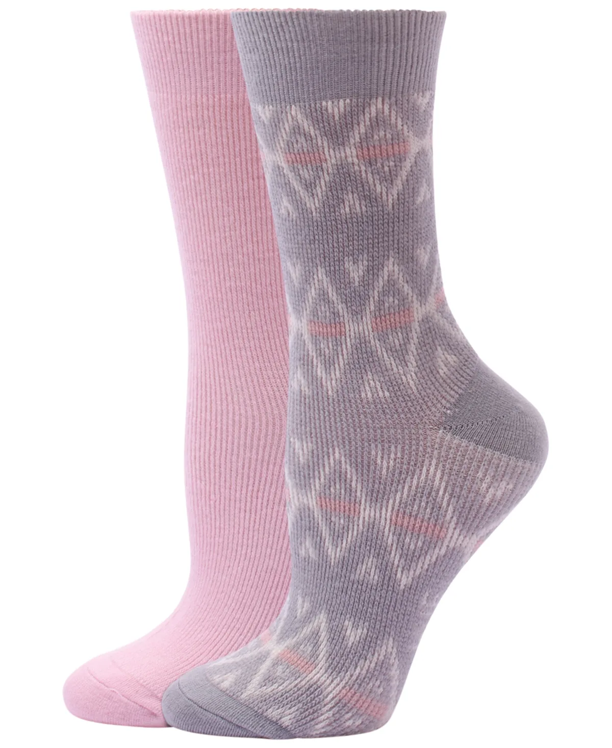 Argyle Stripe Crew Boot Socks 2-Pack