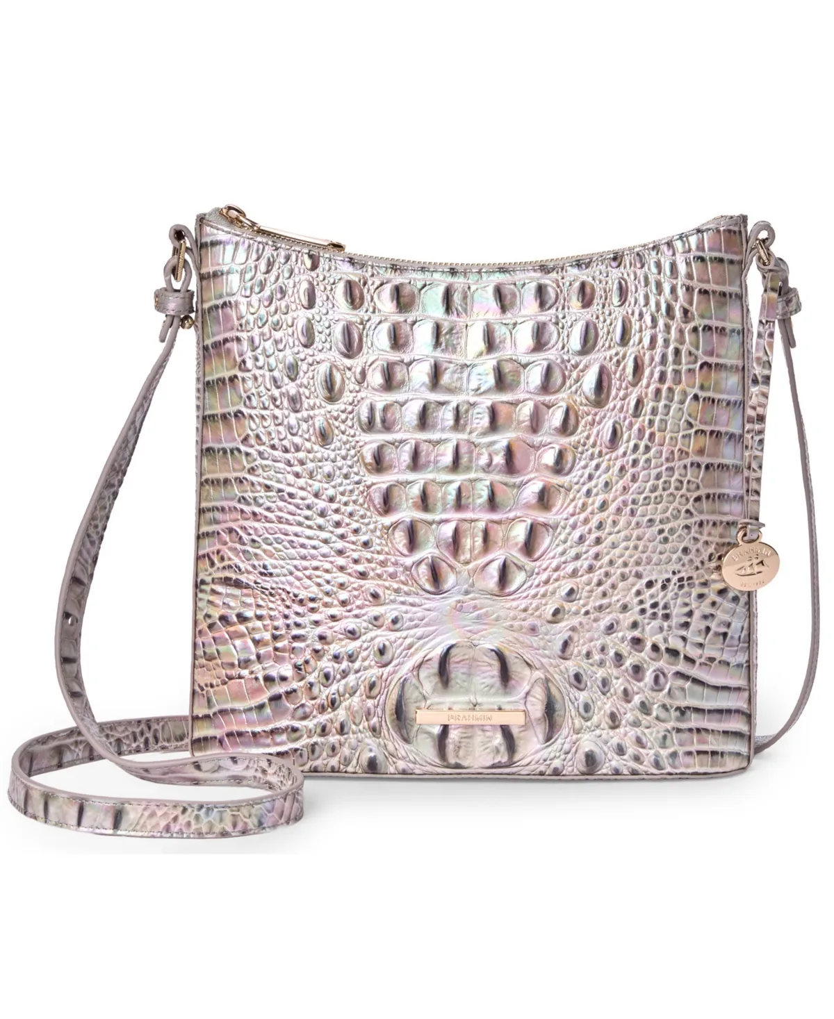 Katie Melbourne Embossed Leather Crossbody Bag by Brahmin