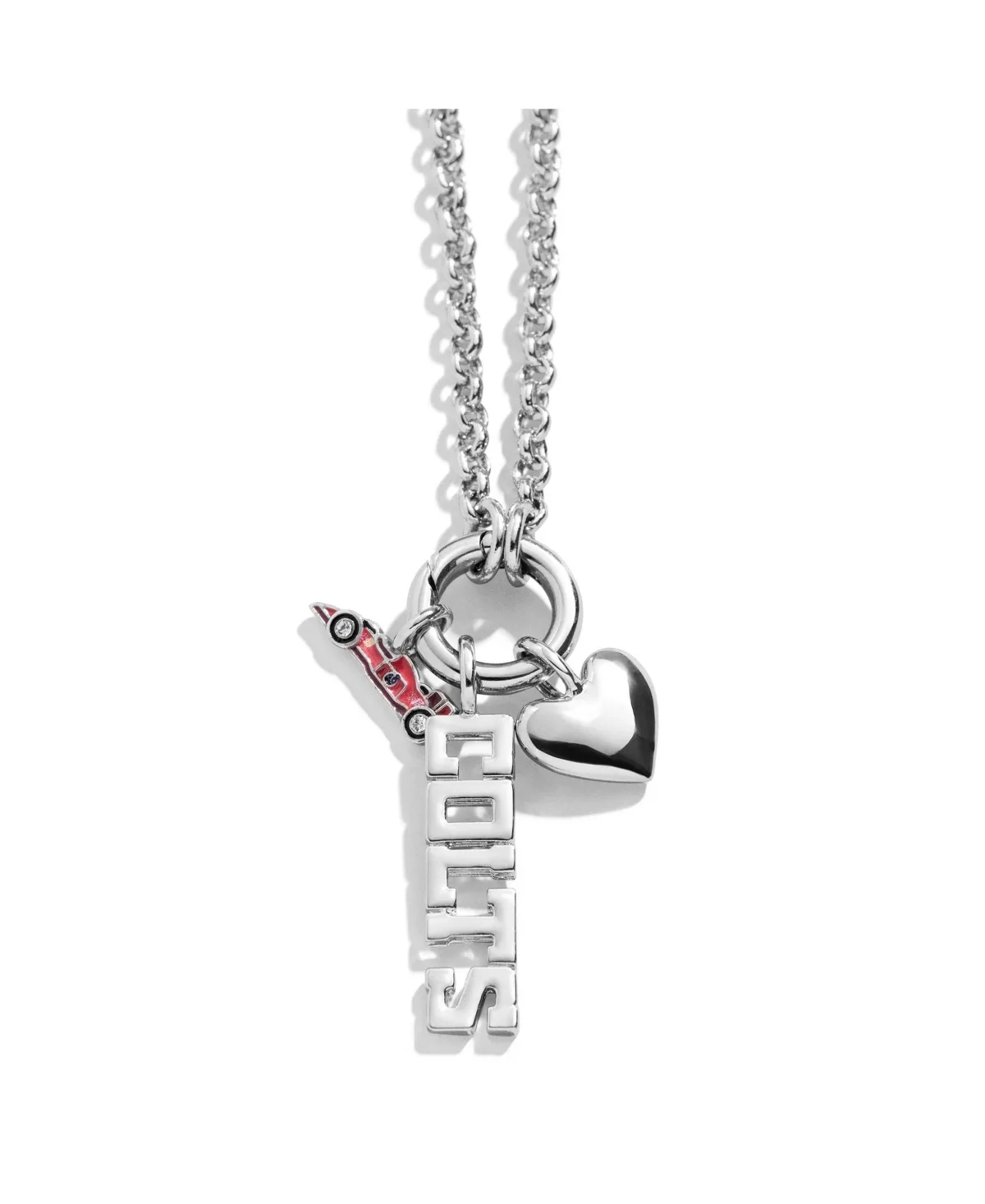 Wear by Erin Andrews Silver-Tone Indianapolis Colts Enameled Charm Necklace by Wear by Erin Andrews
