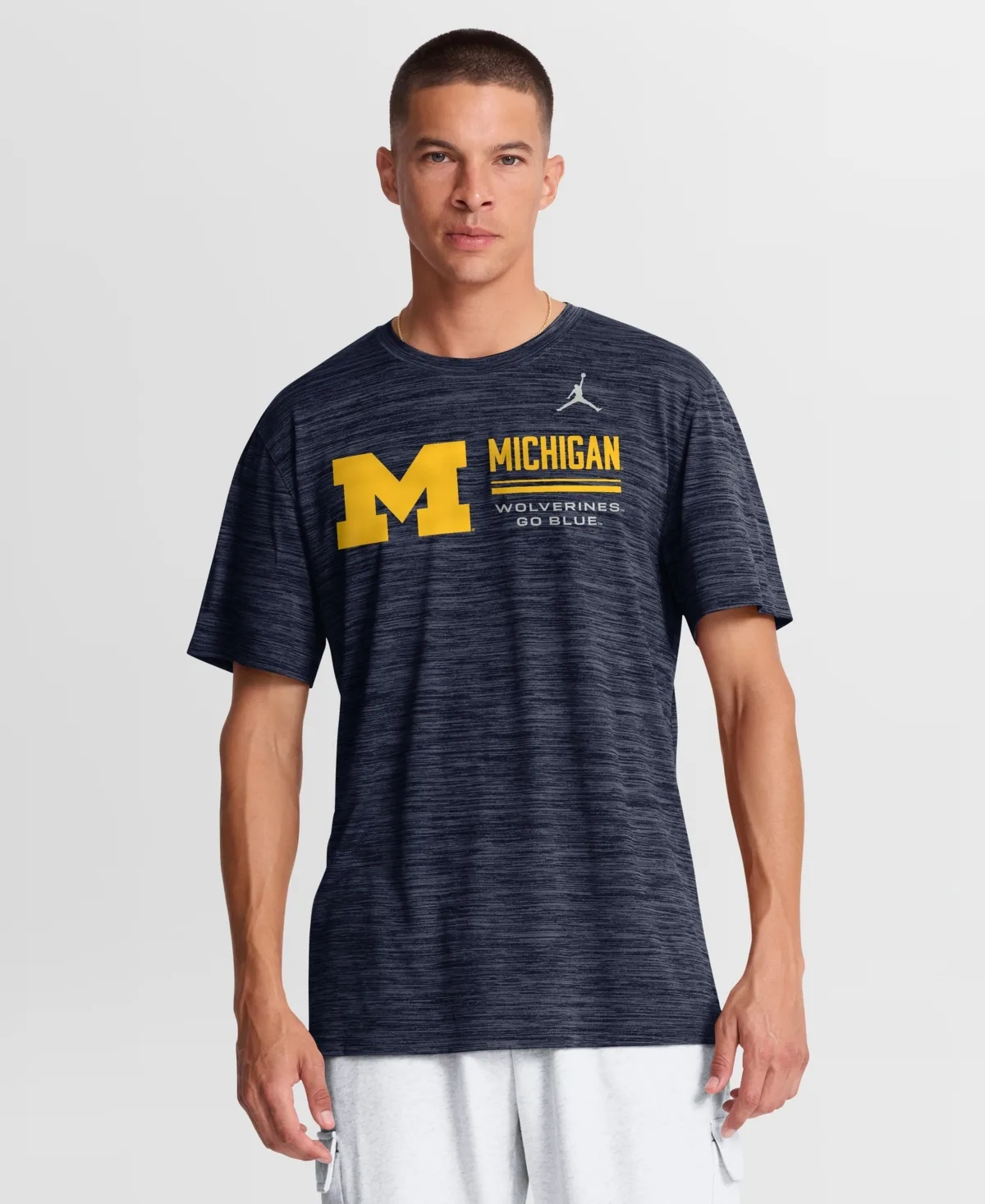 Michigan Wolverines Sideline Velocity Dri-Fit T-Shirt by Jordan
