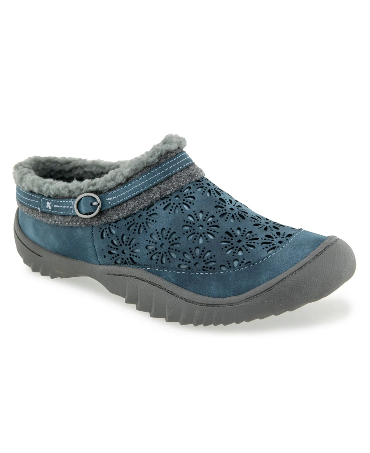 Ginger Encore Casual Slip-On Mules - Denim by Jbu
