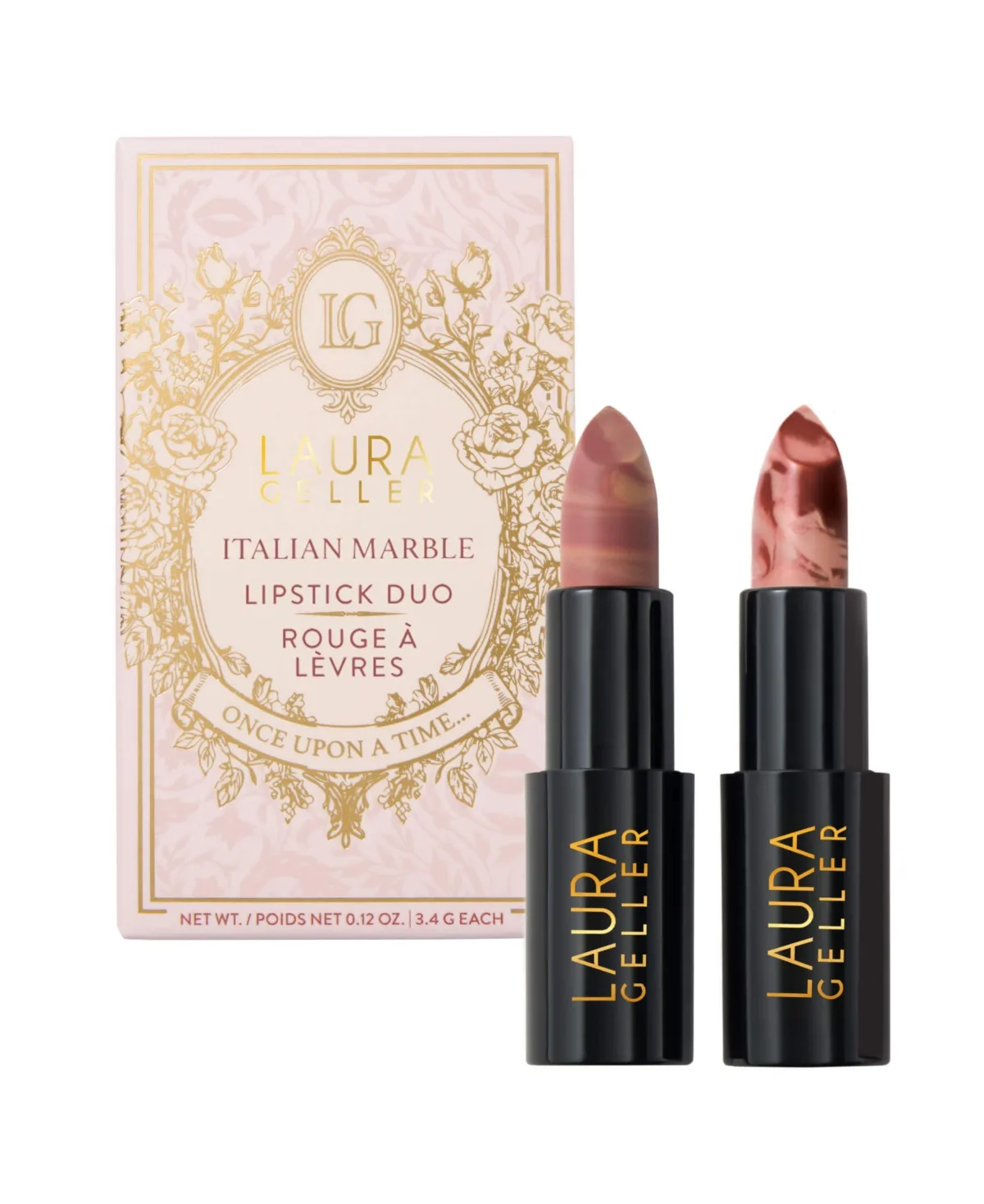 Laura Geller Beauty 2-Piece Italian Marble Lipstick Duo Set by Laura Geller Beauty