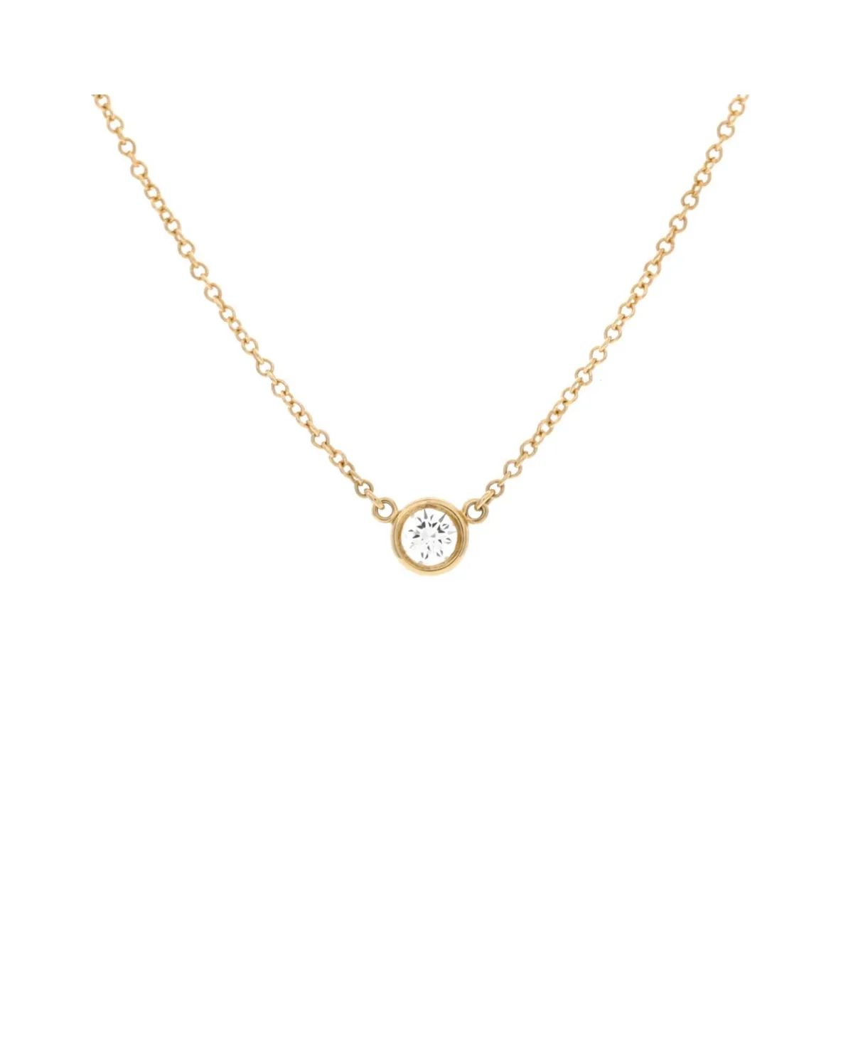 Pre-Owned Tiffany and Co Elsa Peretti Diamonds by the Yard Pendant Necklace by Tiffany & Co.