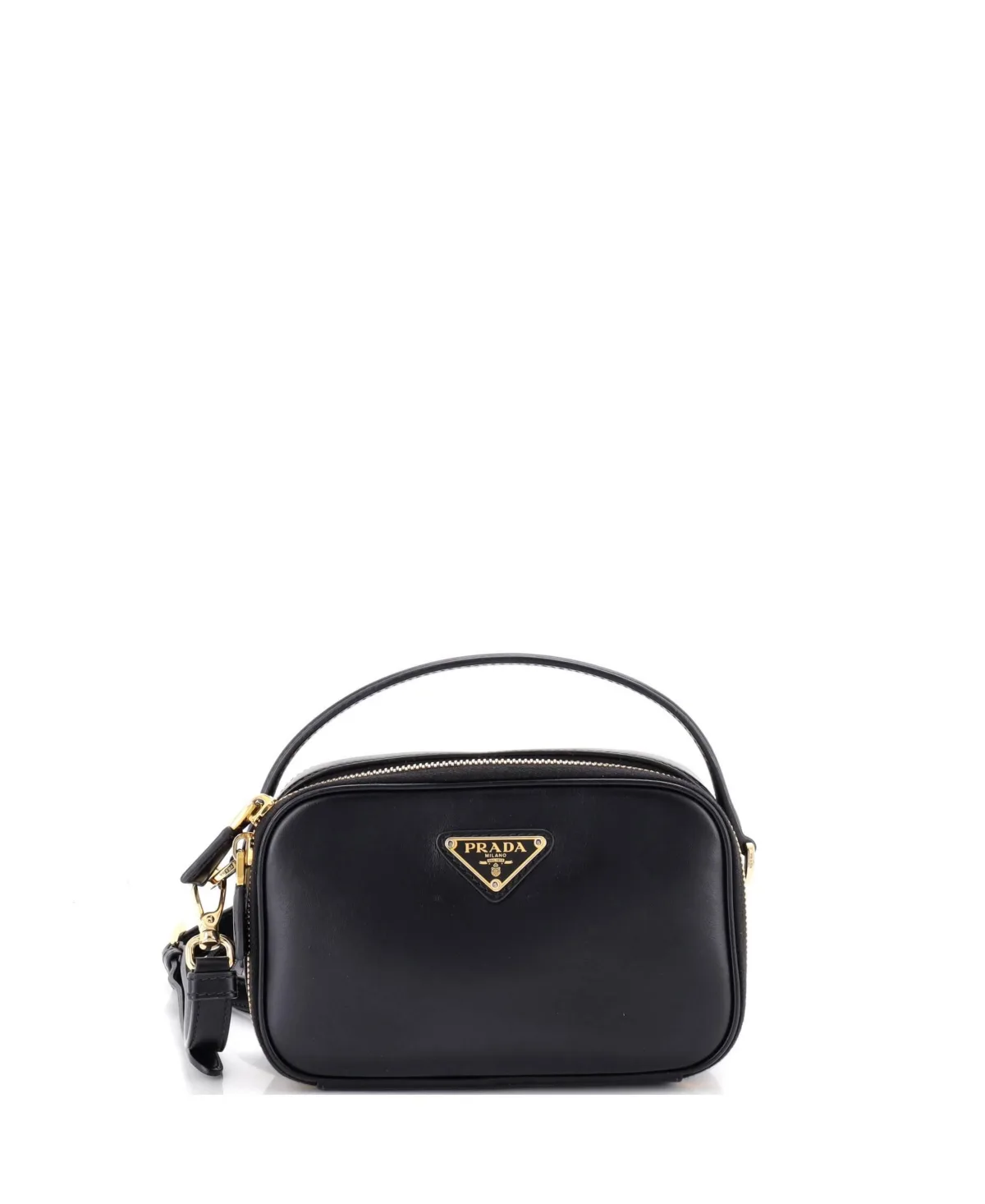 Pre-Owned Prada Odette Mini Leather Top Handle Handbag