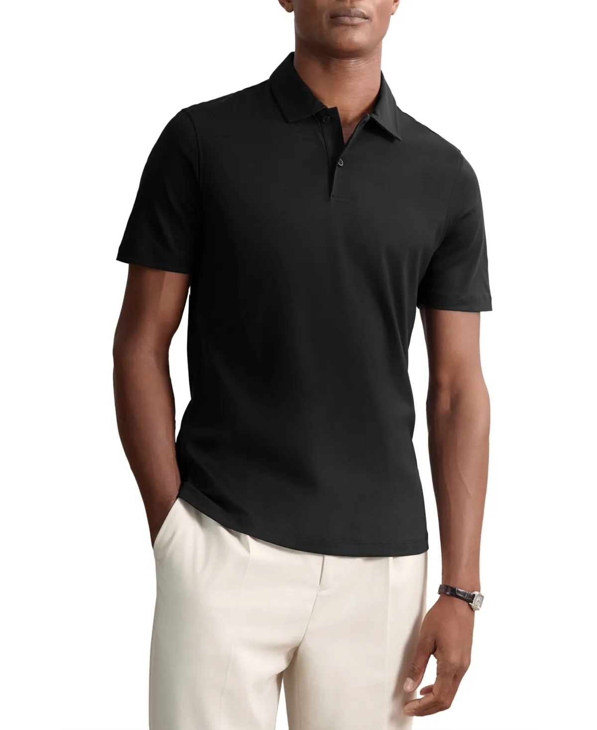 Earl Slim-Fit Air-Water Finish Short-Sleeve Polo Shirt