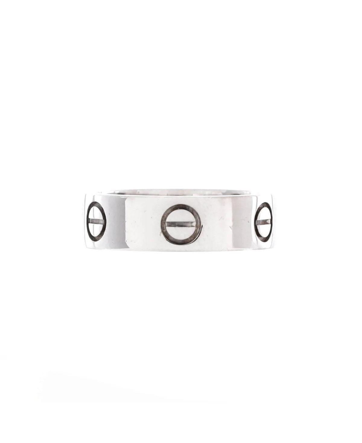 Pre-Owned Cartier Love Band Ring - 18k White Gold by Cartier's