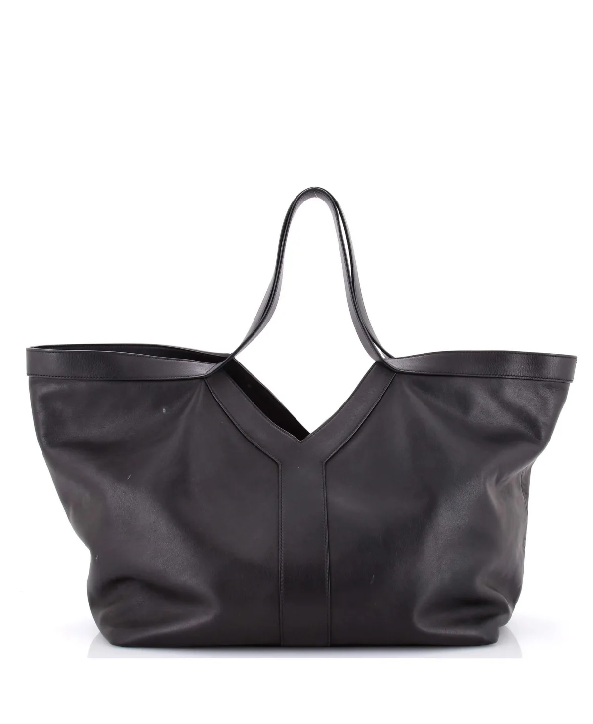 Pre-Owned Saint Laurent Medium Y Tote Leather