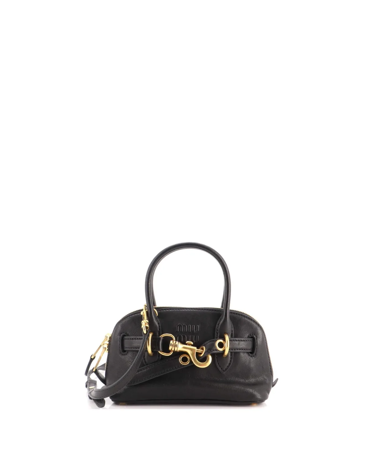 Pre-Owned Miu Miu Mini Aventure Crossbody Zipper Tote by Miu Miu