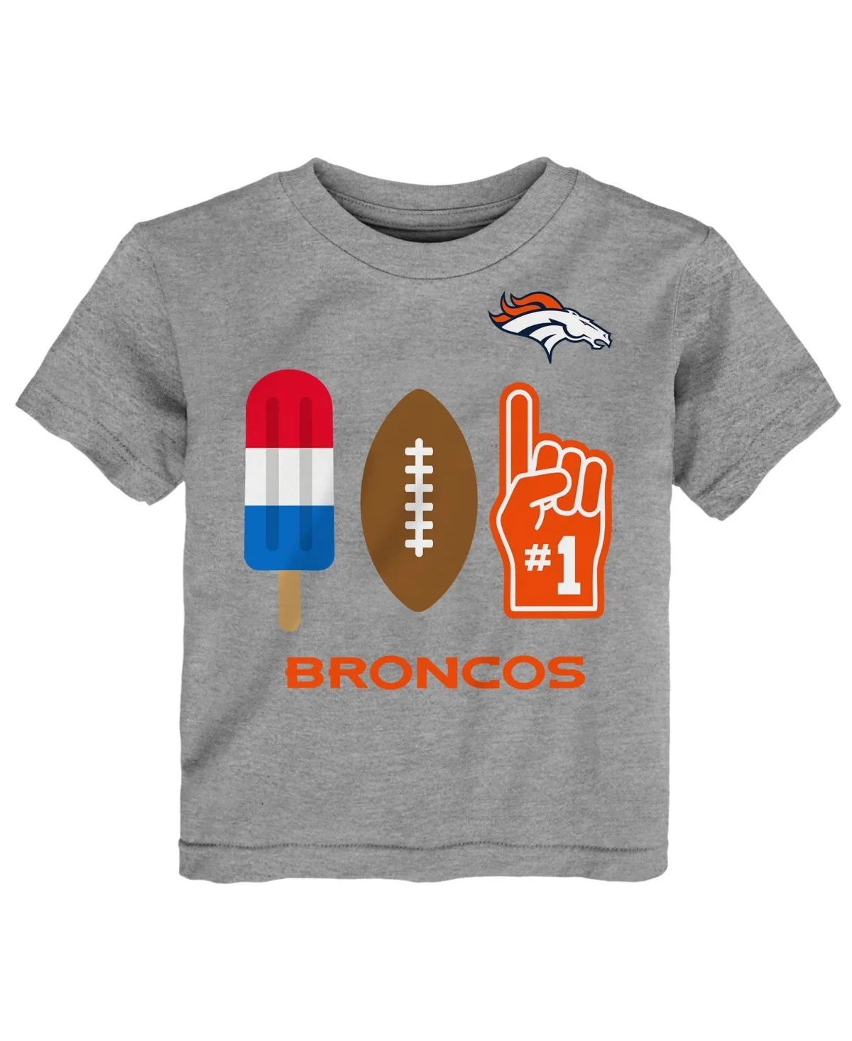 Americana Pop Screen-Printed Graphics T-Shirt by NFL