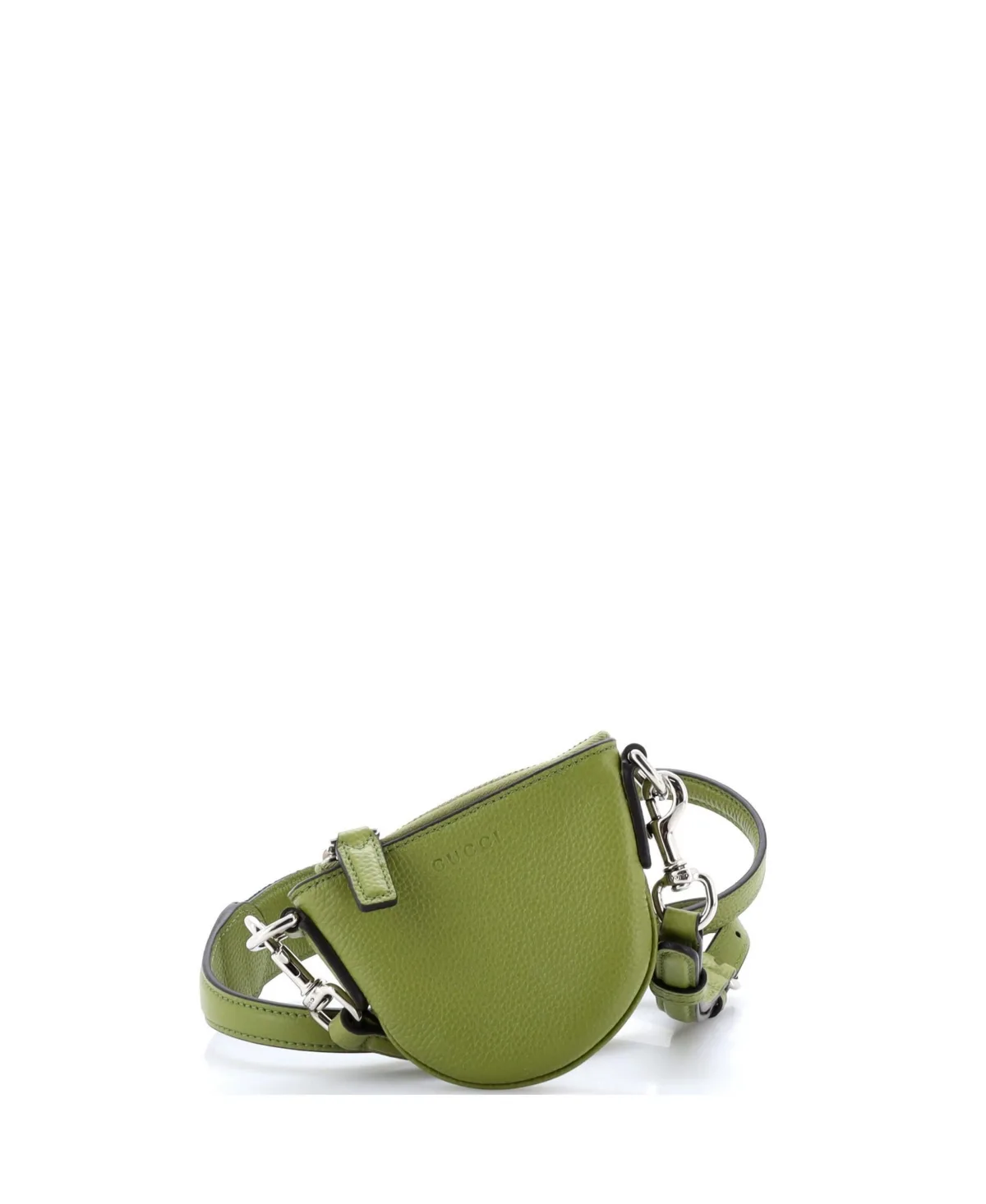Pre-Owned Nano B Crossbody Bag Leather by Gucci