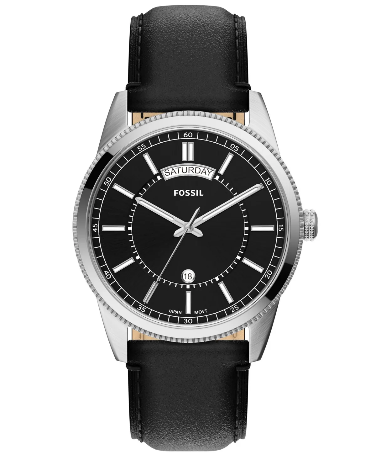 Quartz Pearson Leather Watch 42mm