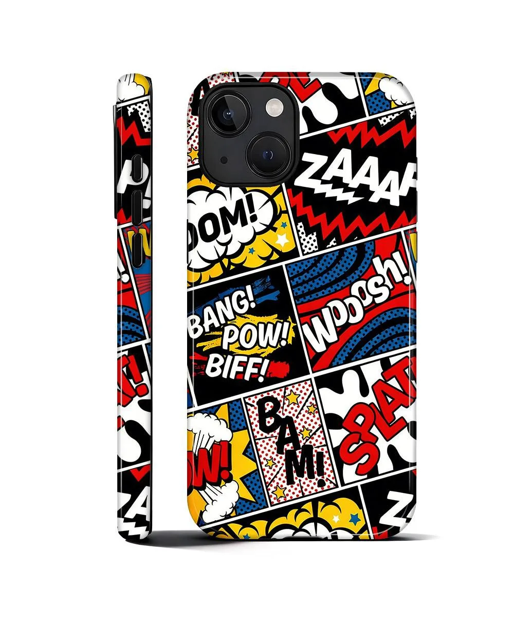 Military Grade Dual Layer iPhone Case Ocean Tribal Flow Shockproof Anti-Slip Durable Protective Phone Cover by Lamicall
