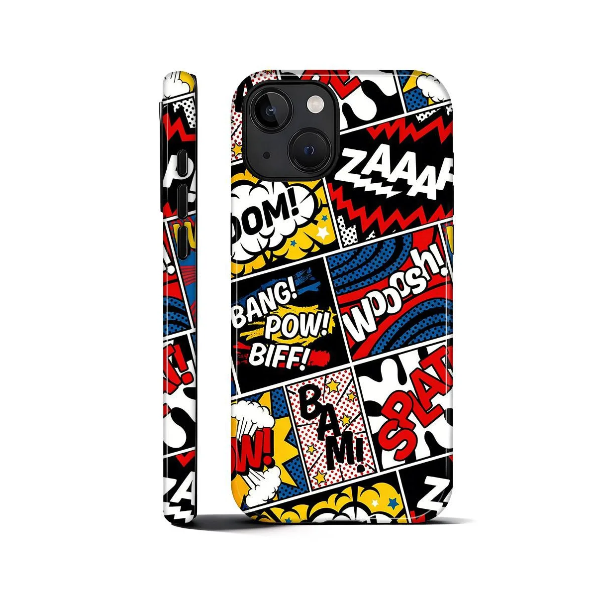 Military Grade Dual Layer iPhone Case Ocean Tribal Flow Shockproof Anti-Slip Durable Protective Phone Cover by Lamicall