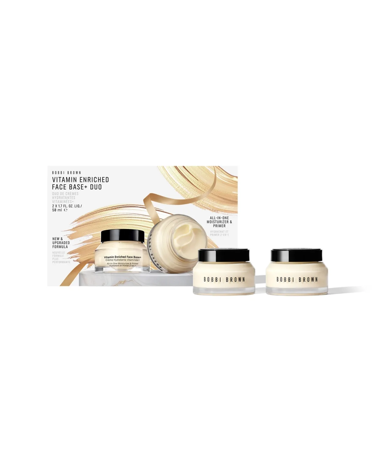 2-Piece Vitamin Enriched Face Base+ Moisturizer & Primer Gift Set Duo by Bobbi Brown