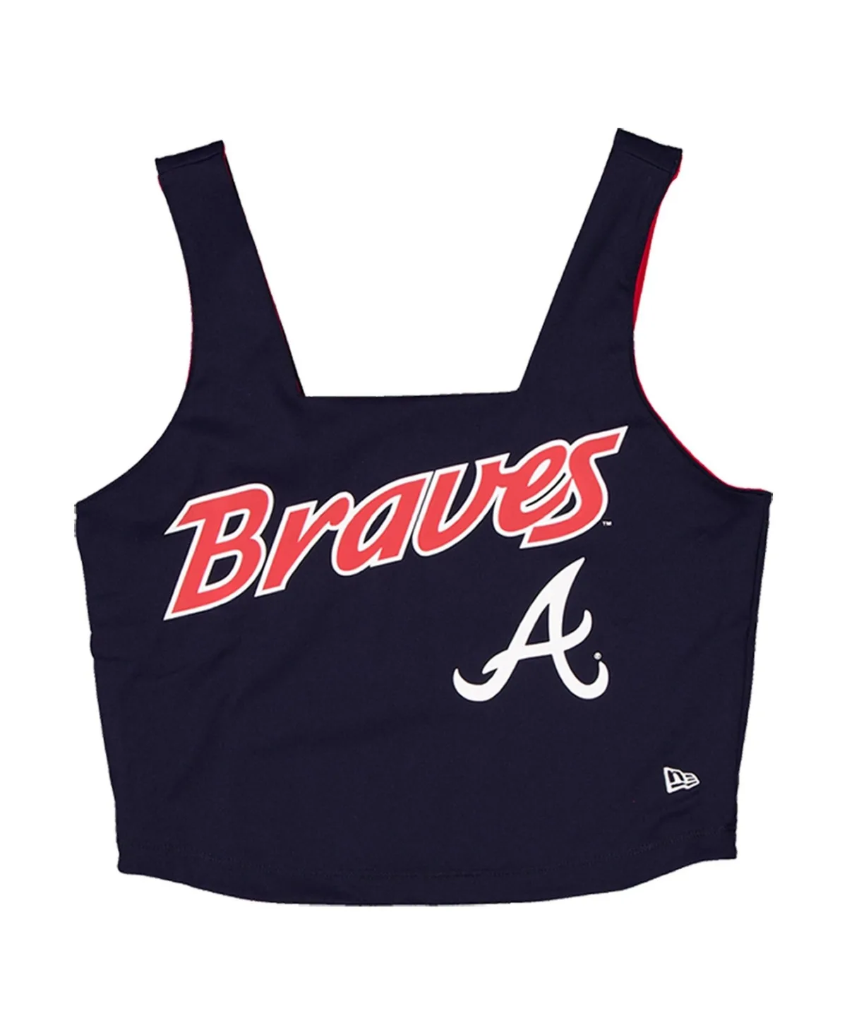 Atlanta Braves Reversible Cropped Sport Classics Tank Top by New Era