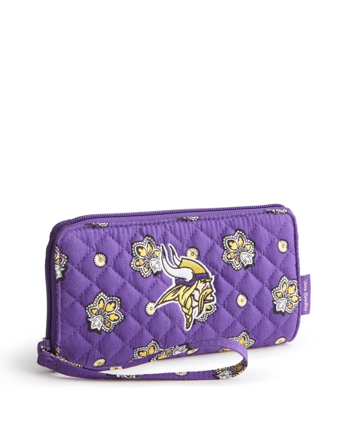 Minnesota Vikings Rfid Quilted Wristlet by Vera Bradley