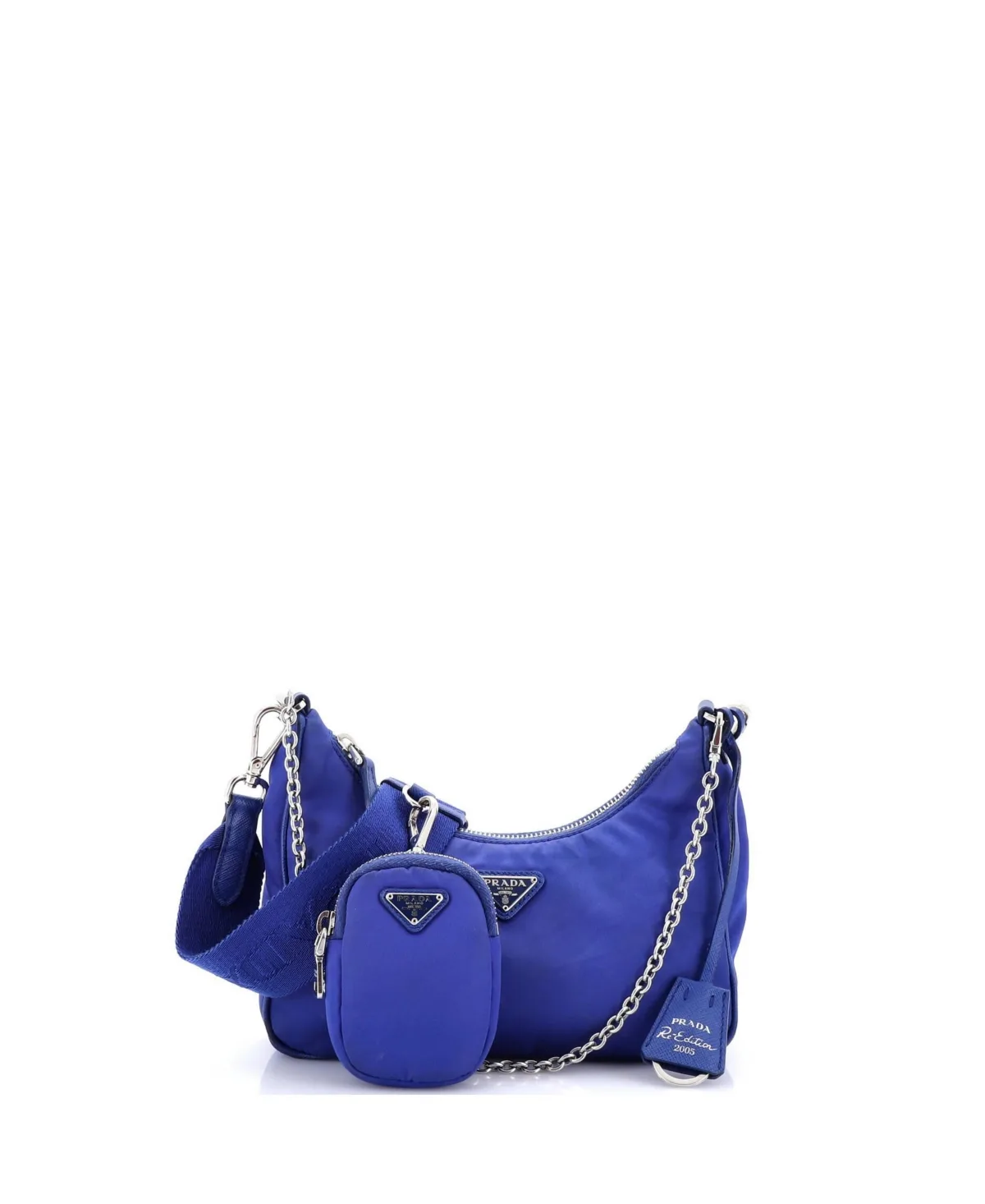 Pre-Owned Prada Small Re-Edition 2005 Shoulder Bag Tessuto by Prada