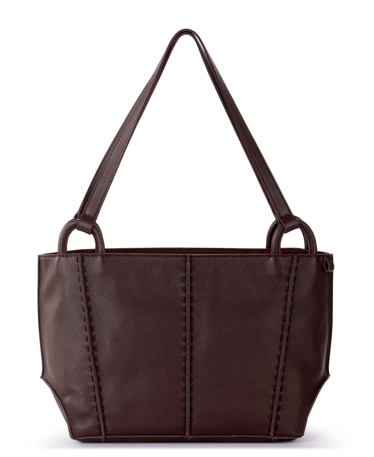 Los Feliz Leather Large Satchel Handbag