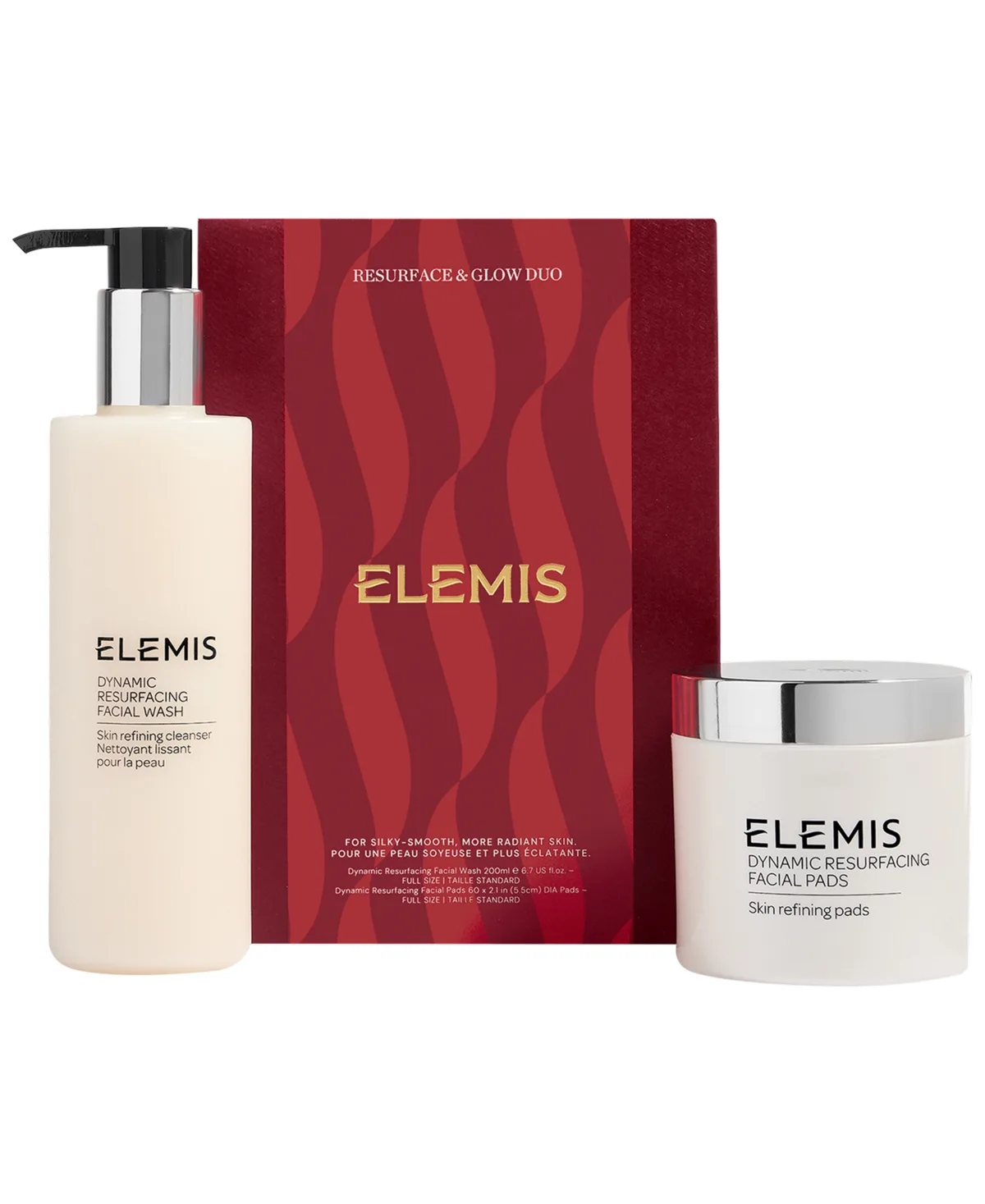 2-Piece Dynamic Resurfacing Resurface & Glow Facial Wash Gift Set by Elemis