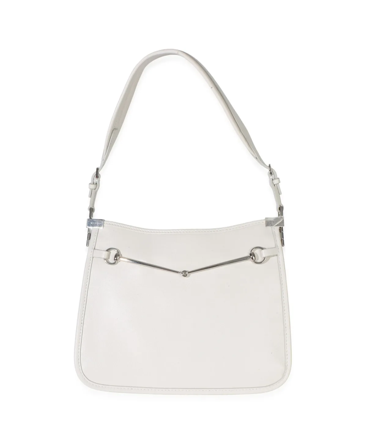 Pre-Owned Gucci Calfskin Horsebit Slim Shoulder Bag by Gucci