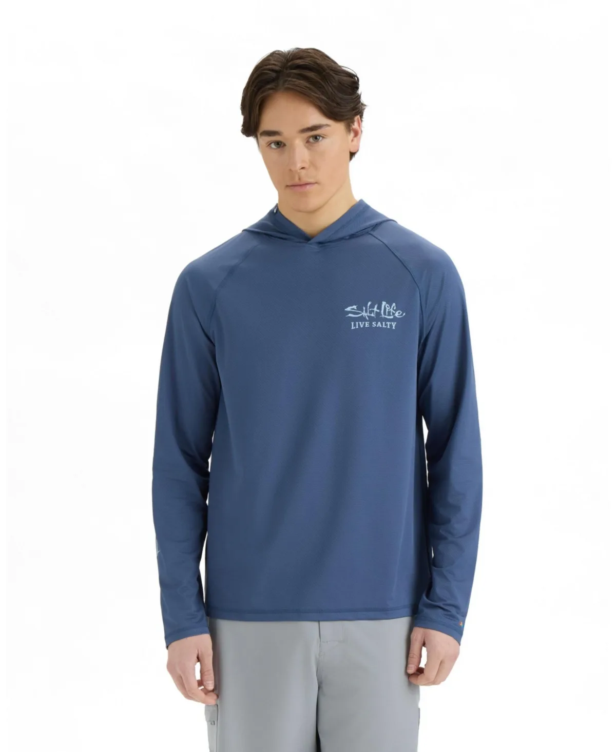 Ocean Kin 2.0 Long Sleeve Graphic Perforated Hoodie by Salt Life