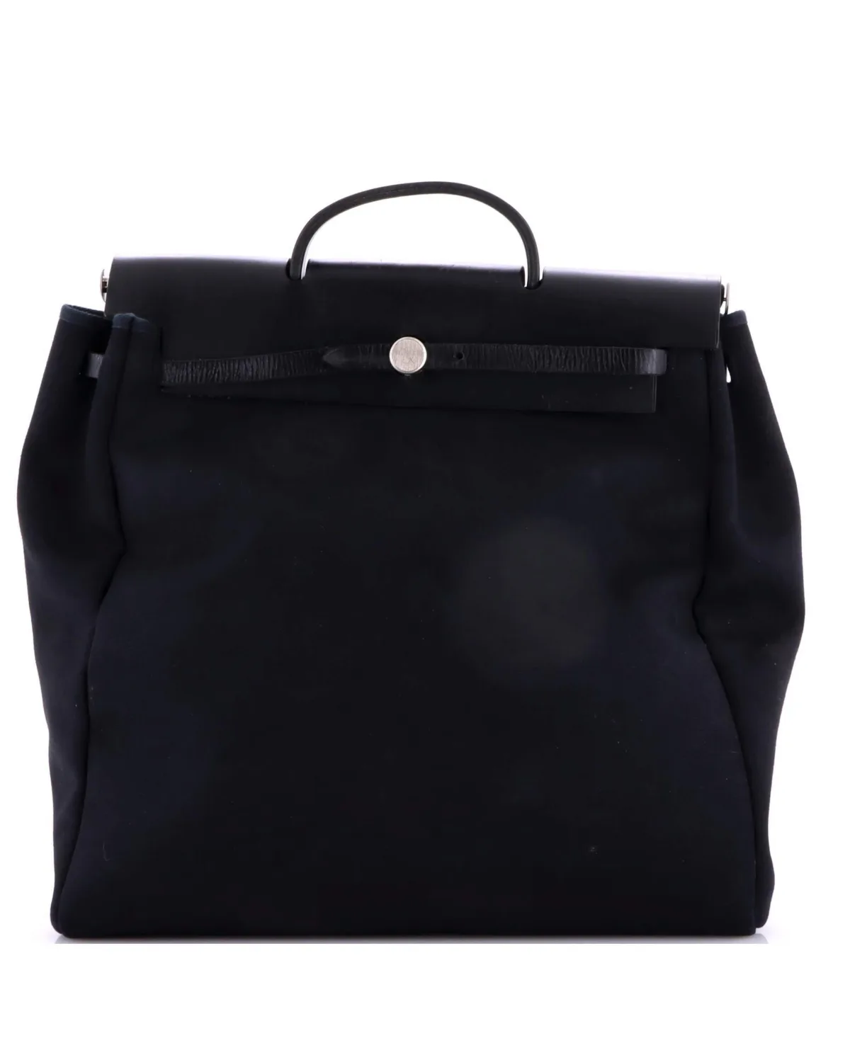 Pre-Owned Hermes mm Herbag Toile and Leather by Hermes