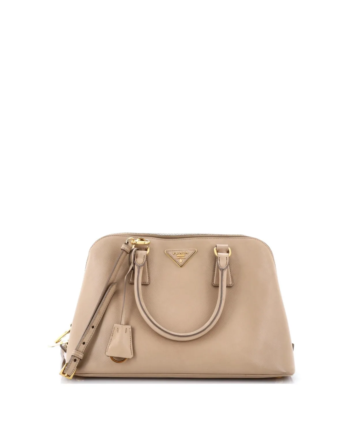 Pre-Owned Medium Promenade Bag Saffiano Leather by Prada