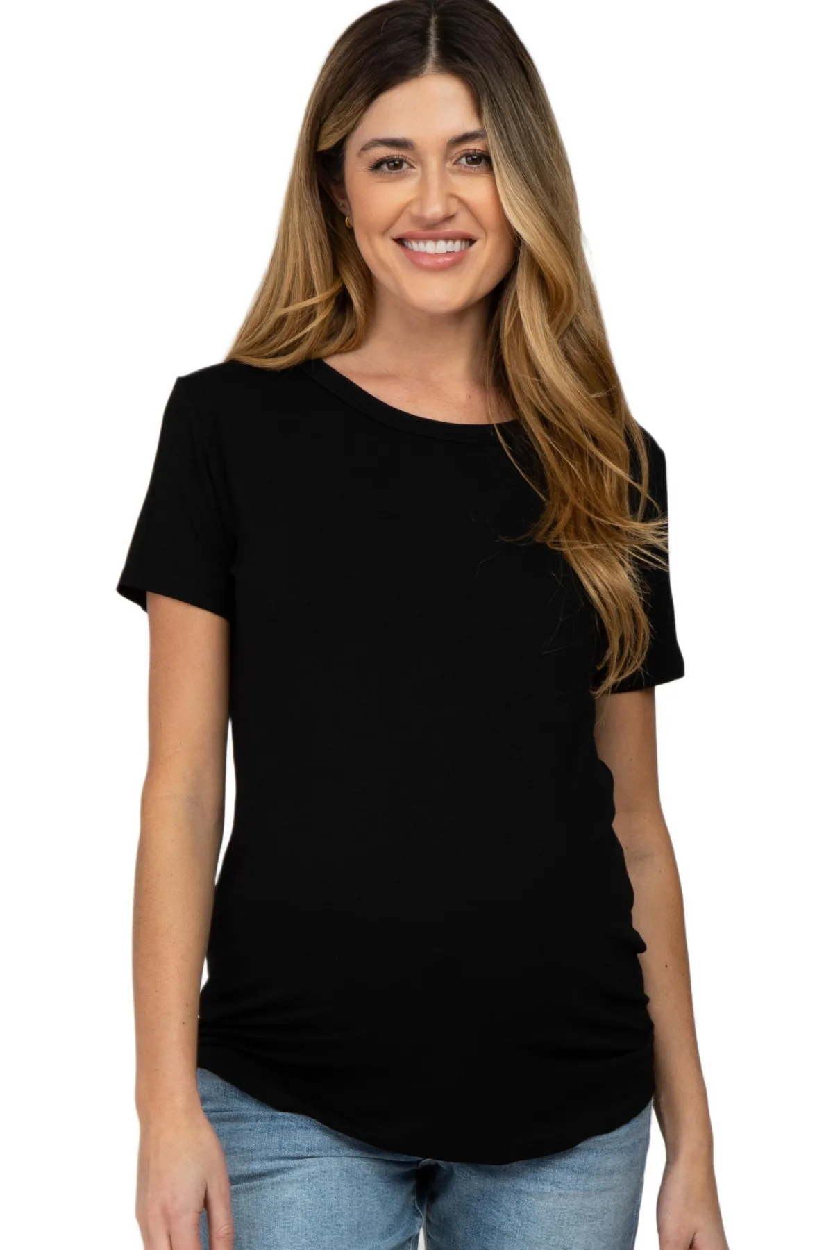 Basic Short Sleeve Top by PinkBlush