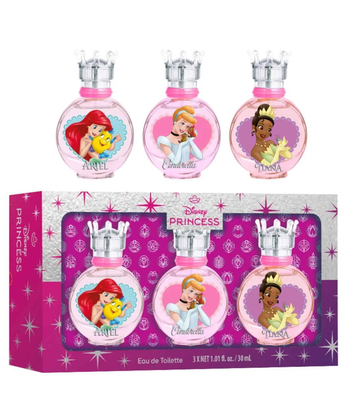 Disney Princess Mini Set Eau De Toilette Spray, 3 x 1.0 oz by Disney