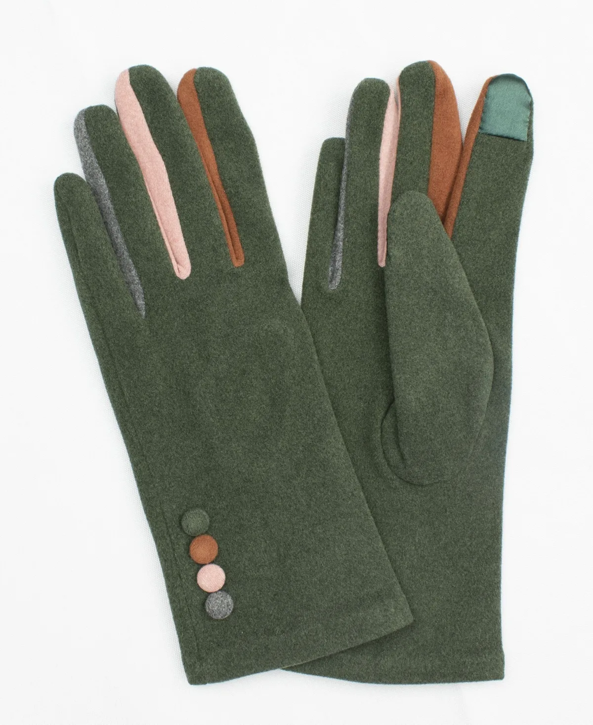 Finger Pop Color Jersey Touchscreen Glove by Marcus Adler