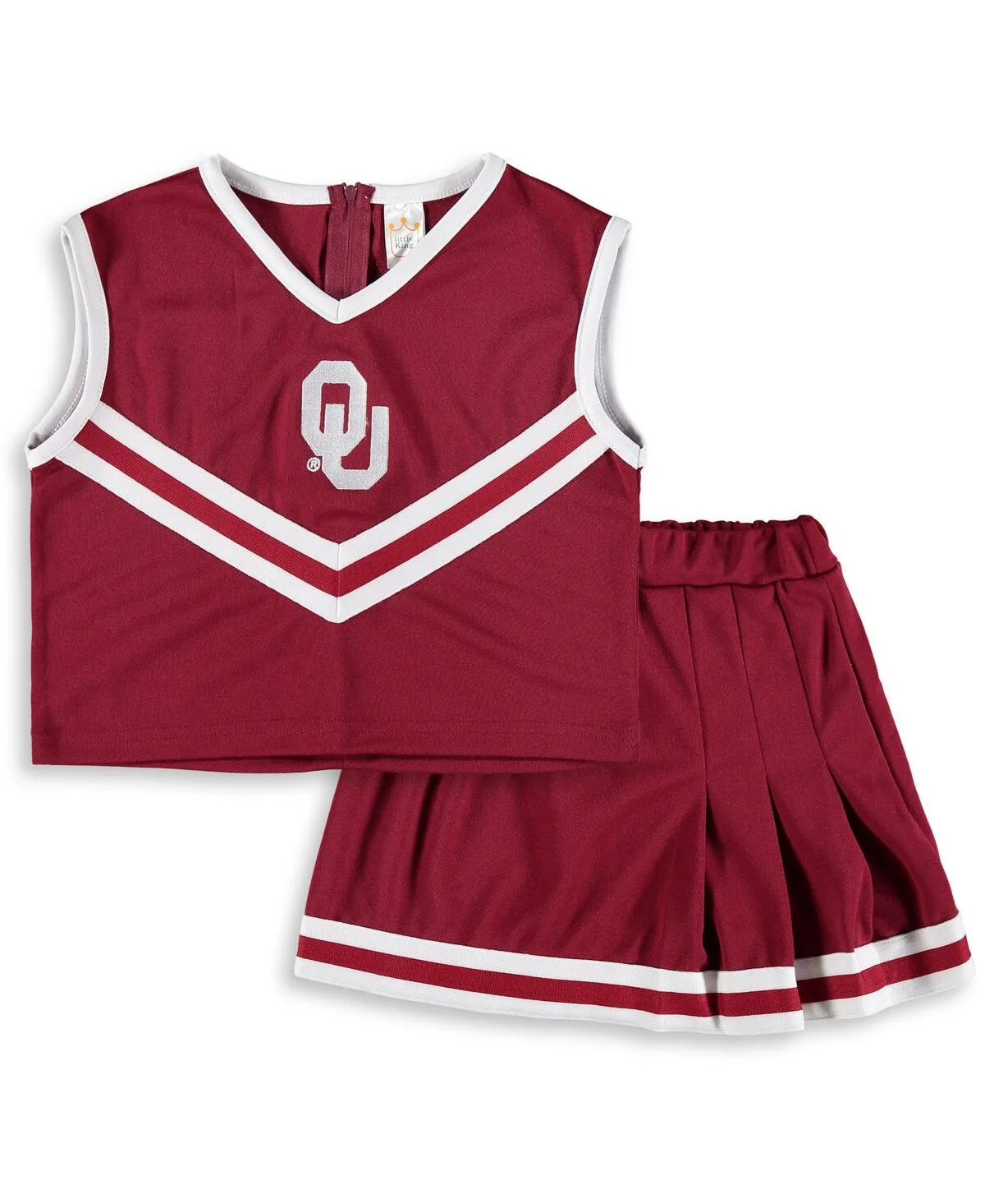 Oklahoma Sooners Two-Piece Cheer Set by Little King Apparel