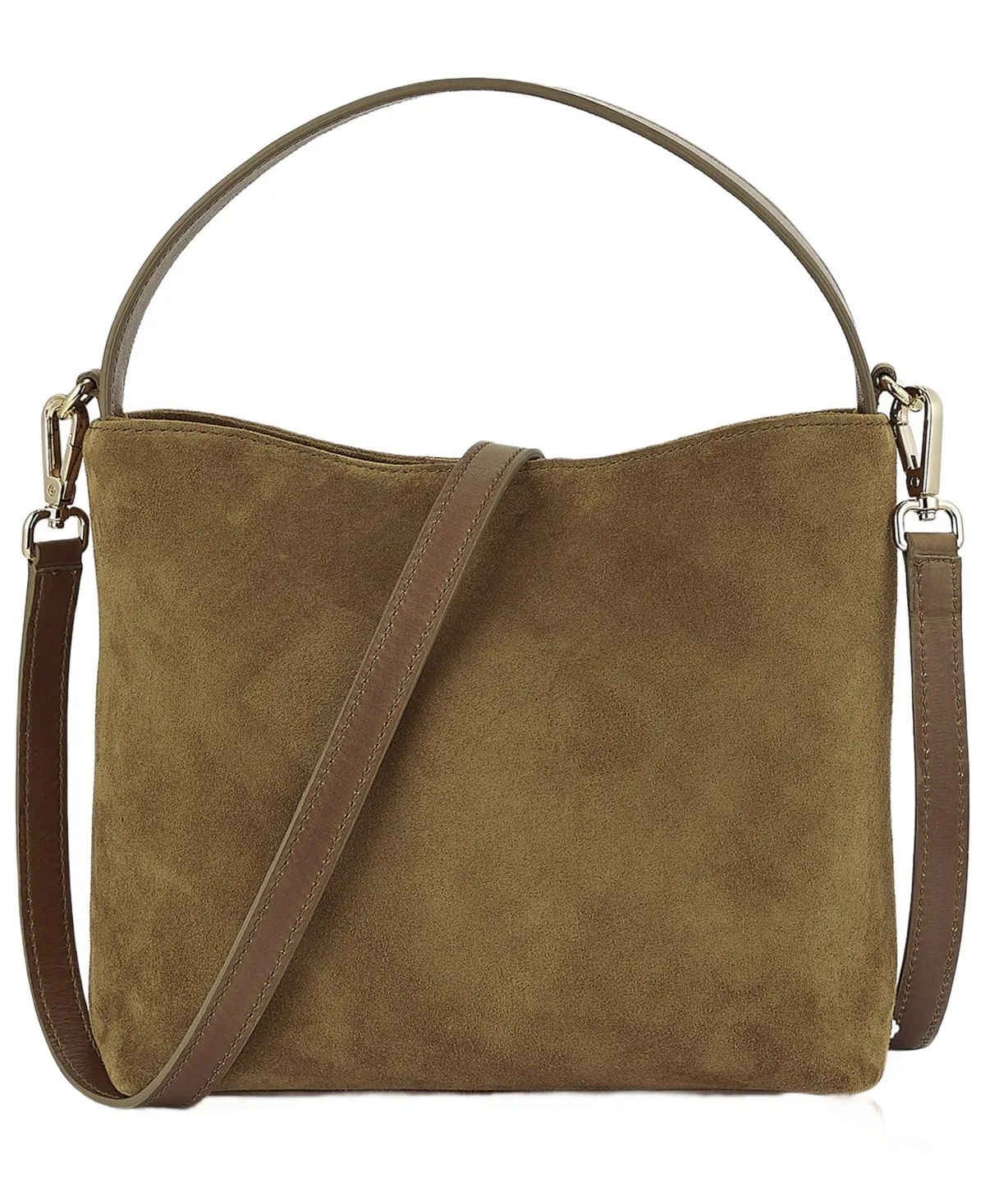 Tate Suede Small Crossbody Shoulder Handbag