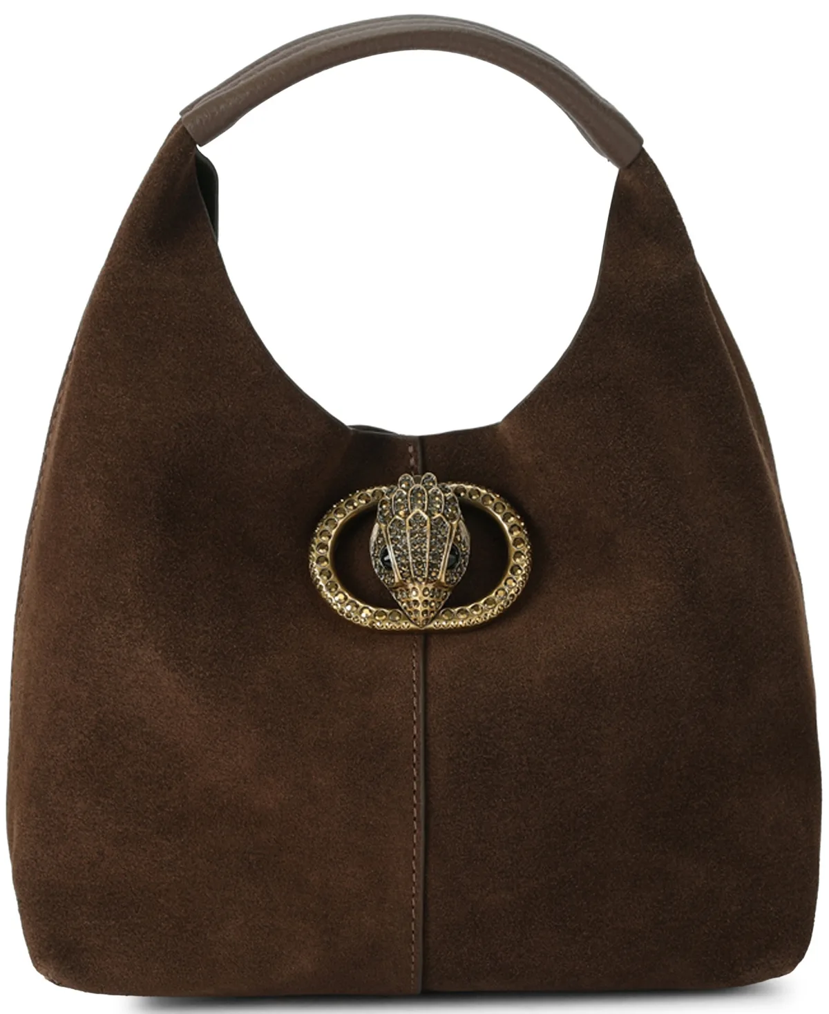 Chelsea Small Suede Slouch Hobo Handbag by Kurt Geiger