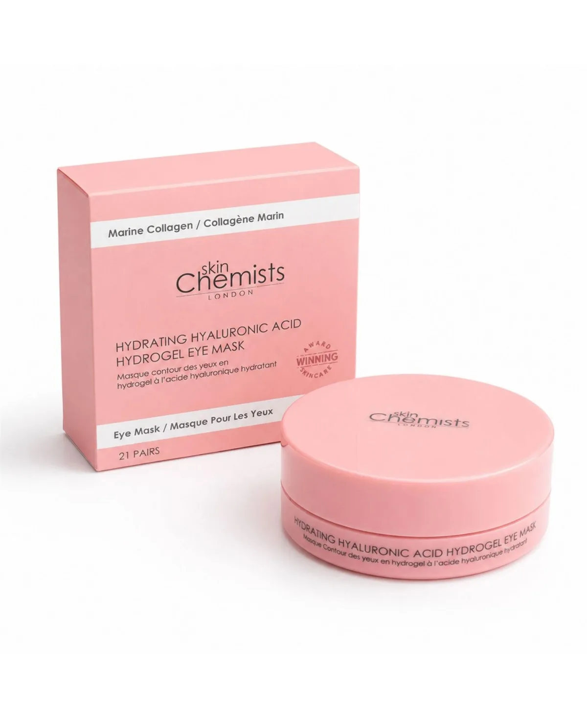 Hydrating Anti-Aging Hyaluronic Acid Hydrogel Eye Mask (20 Pairs) by Skinchemists