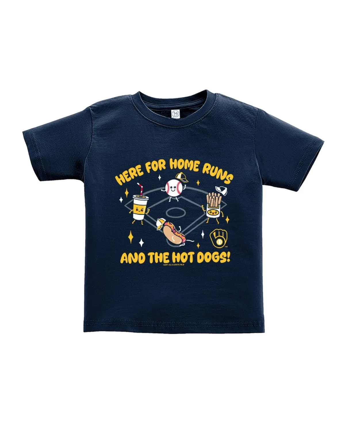 Snack Screen-Print Food-Themed T-Shirt by Soft As a Grape