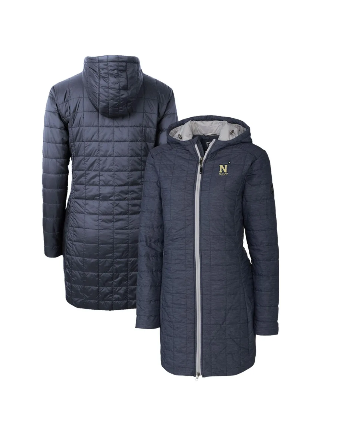 Midshipmen Rainier PrimaLoft Eco Hooded Long Coat by Cutter & Buck