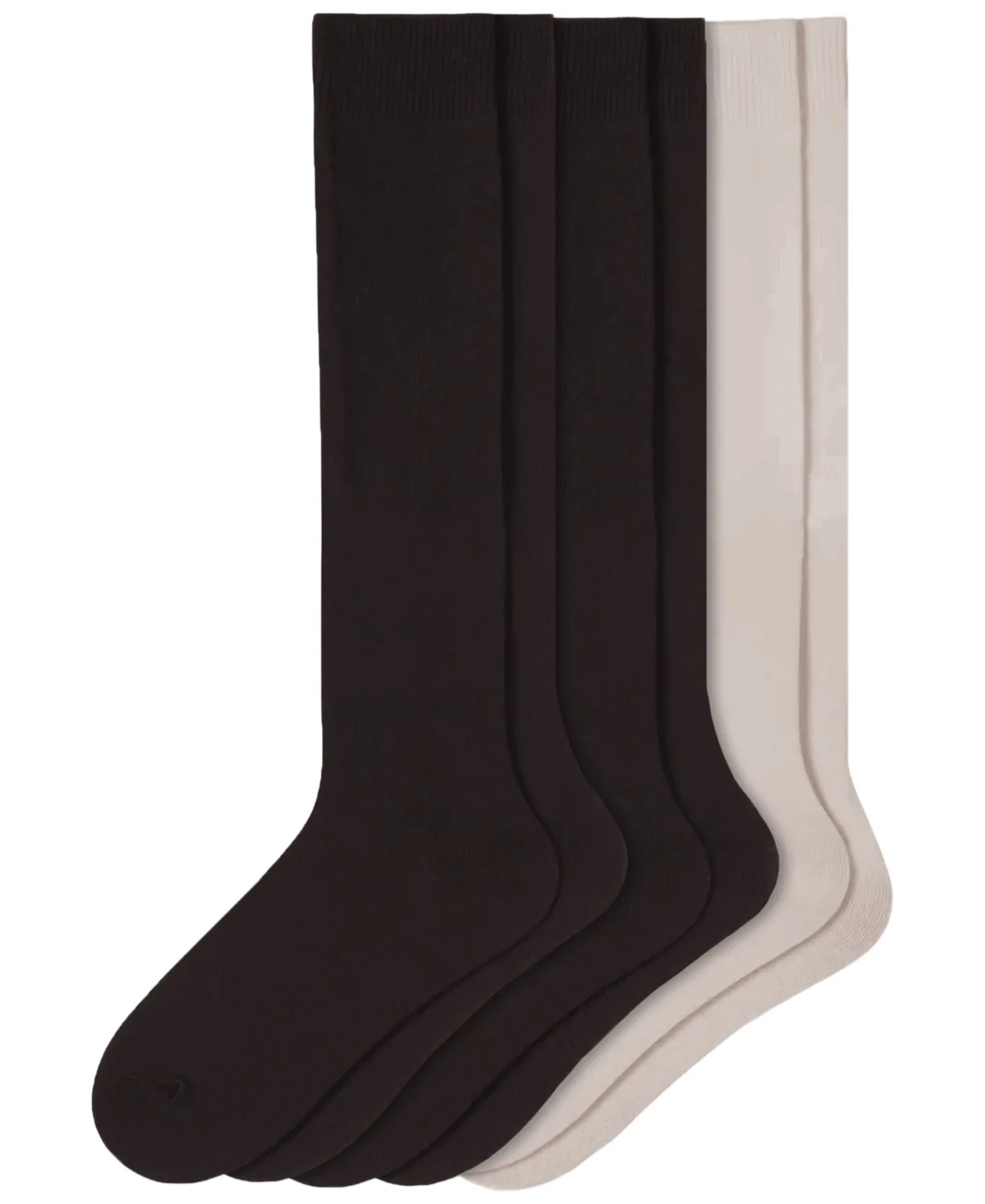 Flat Knit Knee High Socks 3 Pair Pack by HUE