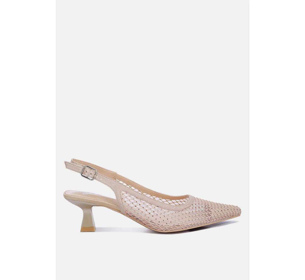 Siev Rhinestone Slingback Mules by London Rag