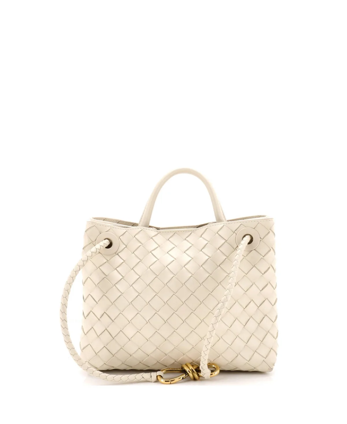 Pre-Owned Bottega Veneta Small Andiamo Top Handle Bag Intrecciato Nappa