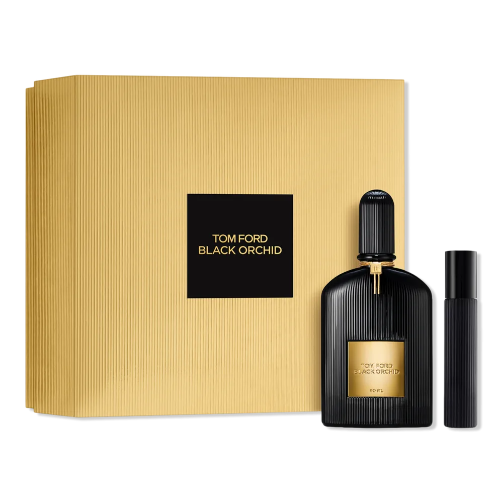Black Orchid Eau De Parfum Set with Travel Spray by TOM FORD