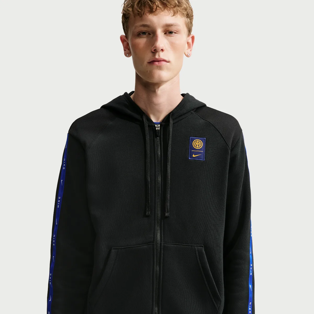 Inter Milan City Side Nike Soccer Full-Zip Fleece Hoodie by Nike
