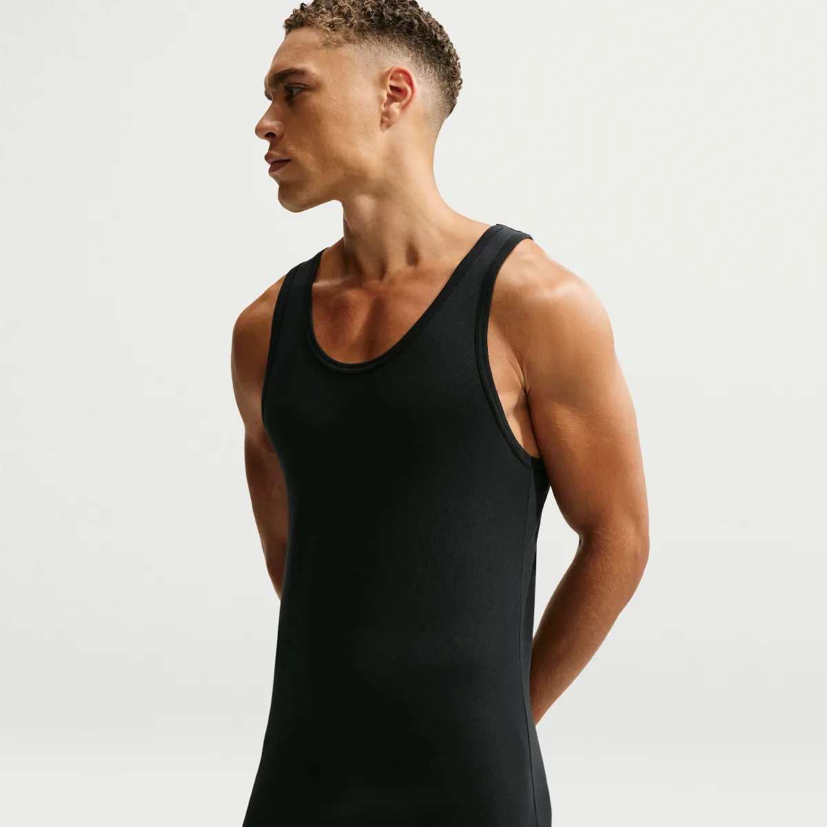 Essential Stretch Cotton Dri-FIT Tank Top by Nike