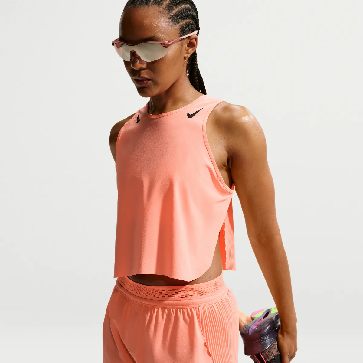 AeroSwift Dri-FIT ADV Cropped Running Tank Top by Nike