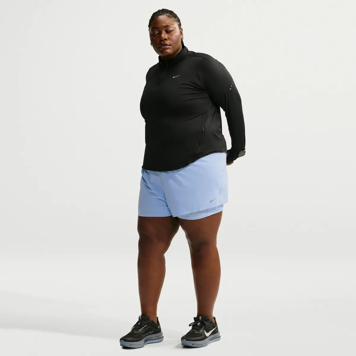 Swift Dri-FIT Mid-Rise 2-In-1 Running Shorts by Nike